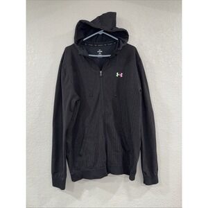 Under Armour Sweatshirt X-Large Black Full Zip Long Sleeve Outdoor